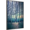22" X 33" Winter Trees At Lake Michigan By Michelle Calkins Framed Canvas Wall Art Gray Wash - Amanti Art -Amanti Art GUEST e3bf755f 376b 4596 828a 4491d7080a79