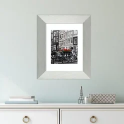 Amanti Art Brushed Sterling Silver Wood Picture Frame -Amanti Art GUEST e3e41525 fa76 4d68 baae 3998426c9c80