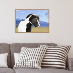 23" X 16" Icelandic Horse By Peter Langer Danita Delimont Framed Canvas Wall Art - Amanti Art 15 23" X 16" Icelandic Horse By Peter Langer Danita Delimont Framed Canvas Wall Art - Amanti Art -Amanti Art GUEST e5b080eb 606f 4990 9143 1309541d18ec