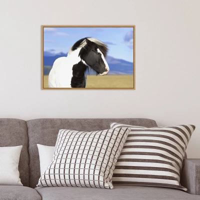 23" X 16" Icelandic Horse By Peter Langer Danita Delimont Framed Canvas Wall Art - Amanti Art 9 23" X 16" Icelandic Horse By Peter Langer Danita Delimont Framed Canvas Wall Art - Amanti Art - Image 7