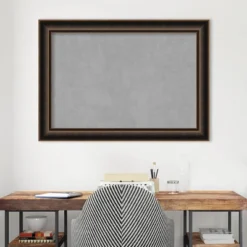 42"x30" Villa Framed Magnetic Board Oil Rubbed Bronze - Amanti Art: Wall Mount, Metal, Home & Office Decor -Amanti Art GUEST e64e7904 4e9d 42ca 9374 3249b3a188e8