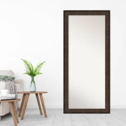 30" X 66" Non-Beveled Ridge Bronze Full Length Floor Leaner Mirror - Amanti Art -Amanti Art GUEST e72f0086 4293 4349 aec4 50ef4b87c457