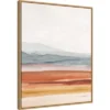 22" X 28" Sierra Hills 03 By Lisa Audit Framed Canvas Wall Art Light Brown - Amanti Art