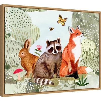 24" X 18" Fox Glen Collection By Victoria Borges Framed Canvas Wall Art - Amanti Art 3 24" X 18" Fox Glen Collection By Victoria Borges Framed Canvas Wall Art - Amanti Art