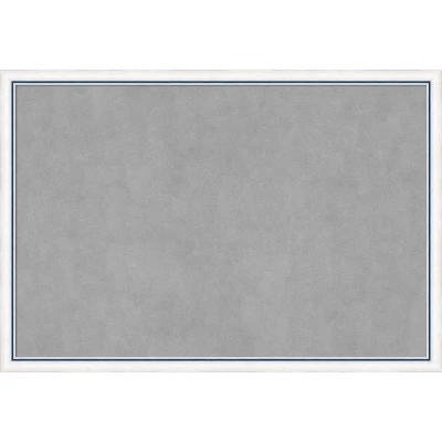 38"x26" Morgan Framed Magnetic Board White/Blue - Amanti Art: Wall Mount, Metal, Home & Office Decor 12 38"x26" Morgan Framed Magnetic Board White/Blue - Amanti Art: Wall Mount, Metal, Home & Office Decor - Image 10