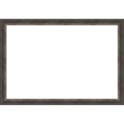 Amanti Art Bark Rustic Char Narrow Framed Dry Erase Magnetic Board -Amanti Art GUEST e8c3b01e a1f0 4352 bd38 aee20e28fe9a