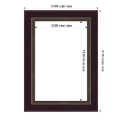 Amanti Art Signore Bronze Framed Dry Erase Magnetic Board -Amanti Art GUEST e97d8ee8 d5b6 4461 92d9 acacf59b3dda
