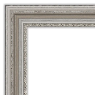 34" X 28" Parlor Framed Wall Mirror Silver - Amanti Art 4 34" X 28" Parlor Framed Wall Mirror Silver - Amanti Art - Image 2