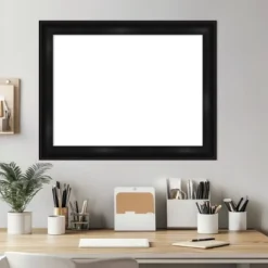 Amanti Art 22"x28" Grand Black Narrow Framed Magnetic Dry Erase Board -Amanti Art GUEST ec141d27 d556 460e 80bd 5122d6a35c52