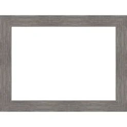Amanti Art Pinstripe Plank Grey Framed Dry Erase Magnetic Board -Amanti Art GUEST ed2d3424 3664 4e08 9144 267f7675b944