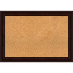 Amanti Art Coffee Bean Brown Framed Corkboard, Natural Cork -Amanti Art GUEST ed8a293f 87ce 4b78 aa5a 7aa0f96549c7