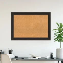 Amanti Art Accent Bronze Framed Corkboard, Natural Cork -Amanti Art GUEST edeeb823 d5e2 4ab8 b963 e4e99895bb66