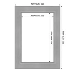 Amanti Art Vista Brushed Nickel Framed Dry Erase Magnetic Board -Amanti Art GUEST eebd3407 fc9e 4a6d be77 62a688cac100