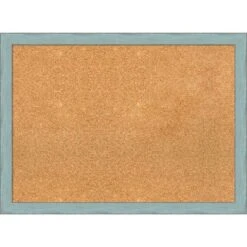 Amanti Art Sky Blue Rustic Wood Framed Corkboard, Natural Cork -Amanti Art GUEST eecfd4e5 1f0e 4fb7 94b1 44f4d04f355d