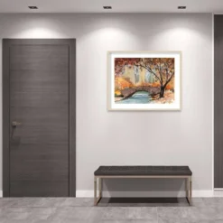 41" X 33" Autumn In New York Study I By Samuel Dixon Wood Framed Wall Art Print - Amanti Art -Amanti Art GUEST f058efe1 2261 461d 975b 388cf541c273