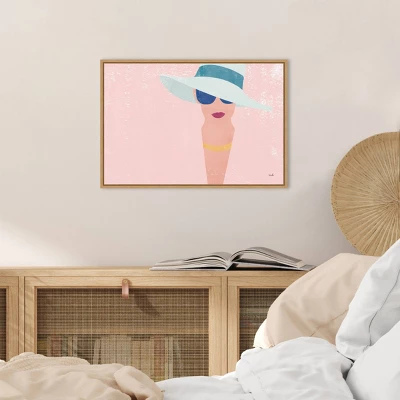 23" X 16" Fashion Forward Woman By Moira Hershey Framed Canvas Wall Art - Amanti Art 7 23" X 16" Fashion Forward Woman By Moira Hershey Framed Canvas Wall Art - Amanti Art - Image 5