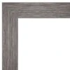 Amanti Art Pinstripe Plank Grey Petite Bevel Bathroom Wall Mirror 29.5 X 23.5 In. -Amanti Art GUEST f1e7b7be 8ad9 491b 9f99 505c9e2291ce
