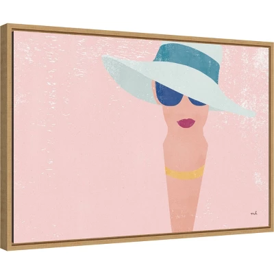 23" X 16" Fashion Forward Woman By Moira Hershey Framed Canvas Wall Art - Amanti Art 3 23" X 16" Fashion Forward Woman By Moira Hershey Framed Canvas Wall Art - Amanti Art