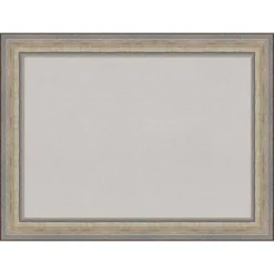 33"x25" Wood Frame Gray Cork Board Fleur Champagne Silver - Amanti Art -Amanti Art GUEST f34c41ce b10b 4d2b b858 b620e56cf7b7