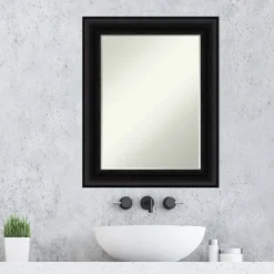 Parlor Petite Bevel Bathroom Wall Mirror -Amanti Art GUEST f43c0d92 6bd8 4478 b2d9 b4618a706bc2