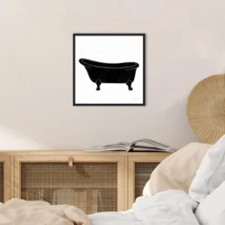 16" X 16" Bathroom Puns I No Words By Becky Thorns Framed Canvas Wall Art Black - Amanti Art 9 16" X 16" Bathroom Puns I No Words By Becky Thorns Framed Canvas Wall Art Black - Amanti Art -Amanti Art GUEST f4b3f59e b3f2 475e b614 568b4d478ba5