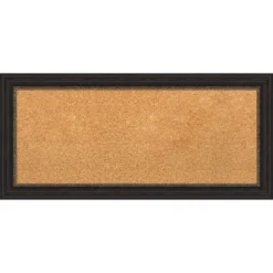 Amanti Art Accent Bronze Narrow Framed Corkboard, Natural Cork -Amanti Art GUEST f4bf0d54 5c25 40dd a328 a64447b154c6
