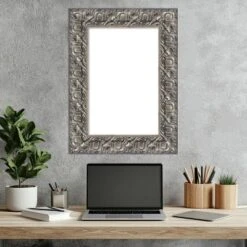 Amanti Art Silver Luxor Framed Dry Erase Magnetic Board -Amanti Art GUEST f4c81446 c478 4442 895f 767838a012ad