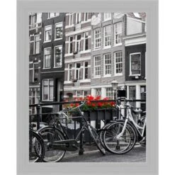 Amanti Art Brushed Sterling Silver Wood Picture Frame -Amanti Art GUEST f4ff8bcb 5077 4edf ae28 94480462fc87