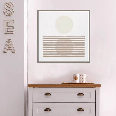 22" X 22" Reflection I Neutral By Moira Hershey Framed Canvas Wall Art Gray Wash - Amanti Art 10 22" X 22" Reflection I Neutral By Moira Hershey Framed Canvas Wall Art Gray Wash - Amanti Art - Image 8