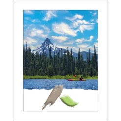 Amanti Art Wedge White Picture Frame -Amanti Art GUEST f5816477 64c0 4ae1 8842 28bf63137060