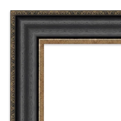 42" X 30" Non-Beveled Thomas Black Bronze Wall Mirror - Amanti Art 4 42" X 30" Non-Beveled Thomas Black Bronze Wall Mirror - Amanti Art - Image 2