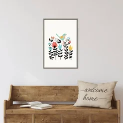 16" X 23" Folk Art Garden By Annie Bailey Art Framed Canvas Wall Art - Amanti Art 10 16" X 23" Folk Art Garden By Annie Bailey Art Framed Canvas Wall Art - Amanti Art -Amanti Art GUEST f5ea87a8 f254 4b17 8e38 3cd14fc1ba79