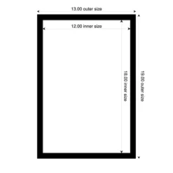 Amanti Art Black Gallery Deep Framed Dry Erase Magnetic Board -Amanti Art GUEST f646f47c 2d9b 4871 928b 675bc202e2f0