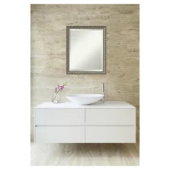 Parisian Silver Framed Wall Mirror - Amanti Art -Amanti Art GUEST f6520c30 53a7 477c b3b4 fd393c04cd67