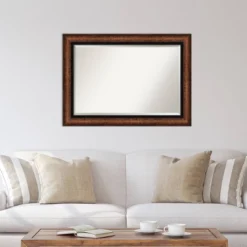 43" X 31" Beveled Vogue Bronze Wall Mirror - Amanti Art -Amanti Art GUEST f88406f2 b27e 4880 a8a5 4ae1a8a0ab4a