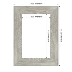 Amanti Art Dove Greywash Framed Dry Erase Magnetic Board -Amanti Art GUEST f99366c1 6cb3 4668 801a 813024a96a41