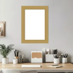 Amanti Art Grace Brushed Gold Framed Dry Erase Magnetic Board -Amanti Art GUEST f9d0d239 1d8e 42b3 953e c0baf5763232