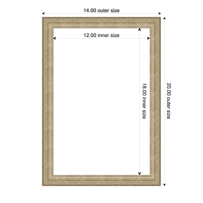 Amanti Art Paris Champagne Framed Dry Erase Magnetic Board 6 Amanti Art Paris Champagne Framed Dry Erase Magnetic Board - Image 4