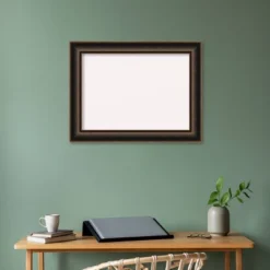 34"x26" Villa Wood Frame White Cork Board Oil Rubbed Bronze - Amanti Art: Bulletin Board, Wall Mounted, No Choking Hazard -Amanti Art GUEST fb59636f 28d4 4177 9b2f 78e735a67c3b