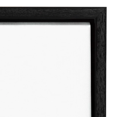 30" X 22" Sernea By Ritikia Gandhi Framed Canvas Wall Art Black - Amanti Art 4 30" X 22" Sernea By Ritikia Gandhi Framed Canvas Wall Art Black - Amanti Art - Image 2