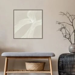 22" X 22" On The Same Wavelength II By Isabelle Z Framed Canvas Wall Art Gray Wash - Amanti Art -Amanti Art GUEST fb78d13f 82bb 4458 9436 192c593d53e6