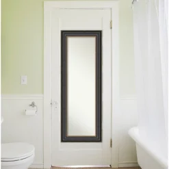 Thomas Bronze Framed Full Length On The Door Mirror Black - Amanti Art -Amanti Art GUEST fc95da3e cea2 4109 a248 85b2bec8ead9