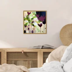 16" X 16" Amelia By Pamela K Beer Framed Canvas Wall Art - Amanti Art -Amanti Art GUEST fde0b5bf 2981 48a3 94a2 f3f0d922209f