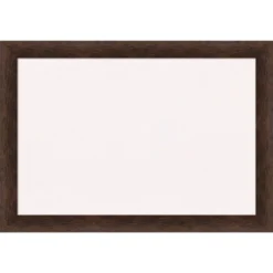 27"x19" Narrow Wood Frame Cork Board Warm Walnut - Amanti Art -Amanti Art GUEST fefbf0e0 3e57 4fb3 adaa 758f5ef9a221