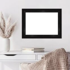 Amanti Art Grand Black Narrow Framed Dry Erase Magnetic Board -Amanti Art GUEST ff71a37b 8db0 420d 851a 7bf027a917fe