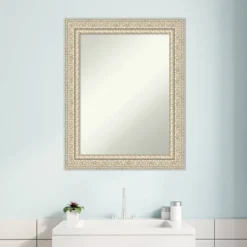 24" X 30" Non-Beveled Fair Baroque Wood Bathroom Wall Mirror Cream - Amanti Art 16 24" X 30" Non-Beveled Fair Baroque Wood Bathroom Wall Mirror Cream - Amanti Art -Amanti Art GUEST ffcae0e7 85ea 4b2b aeab b12b34ae82ec